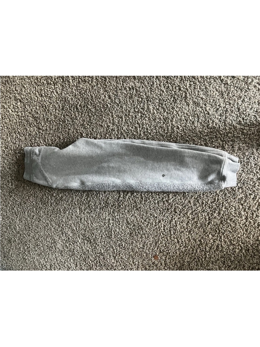 lululemon athletica Light Gray Sherpa-Trim Track Joggers excellent condition - Picture 5 of 6